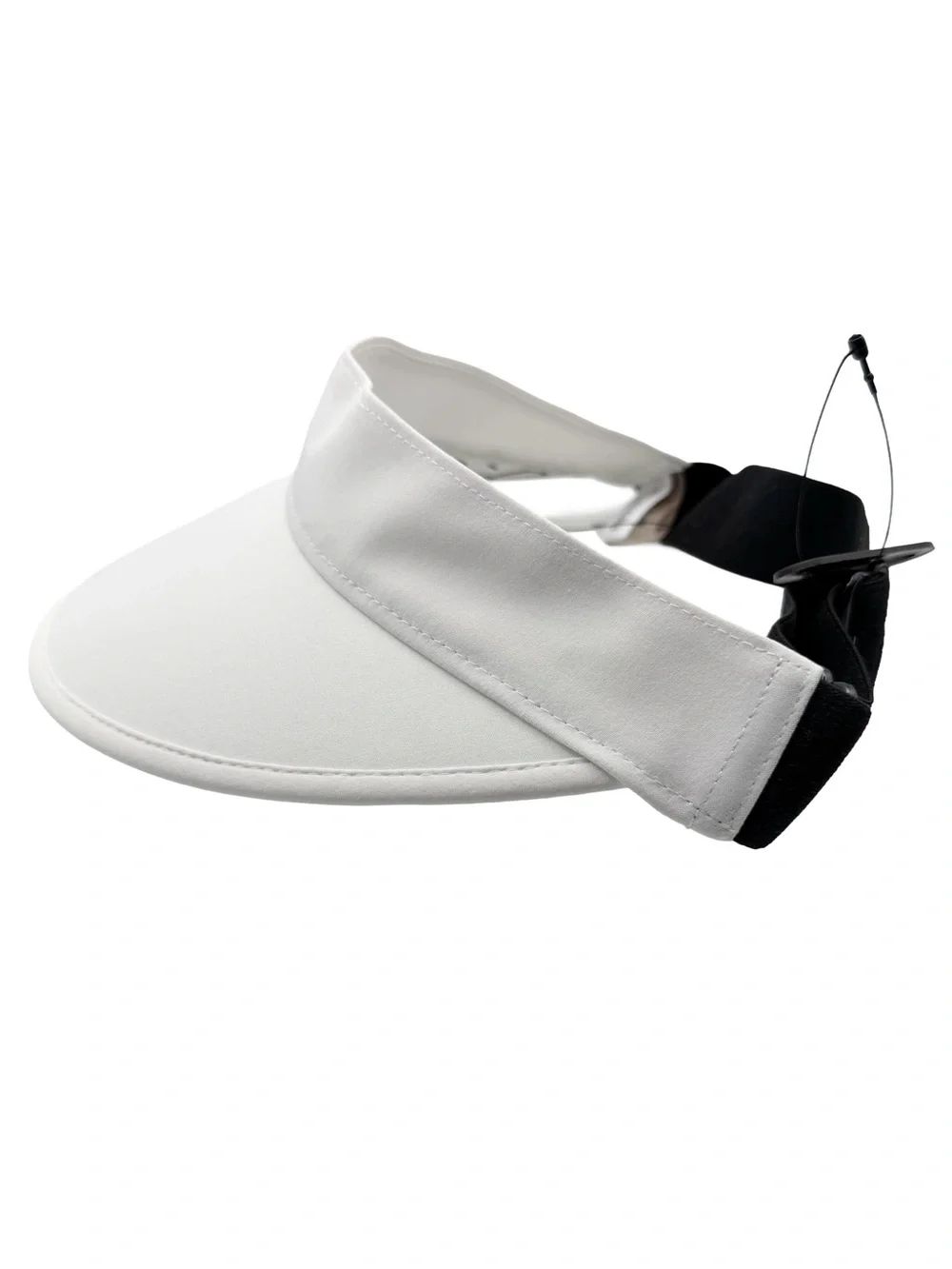 Calvin Klein White Logo Adjustable Sun Visor Hat
